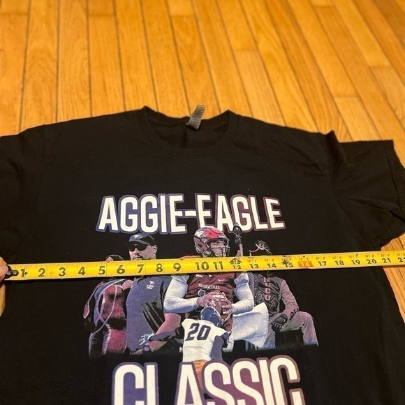 Aggie-Eagle T-shirt Men’s Large Gildan Classic September 3, 2022 Black, NWOT - Picture 4 of 5